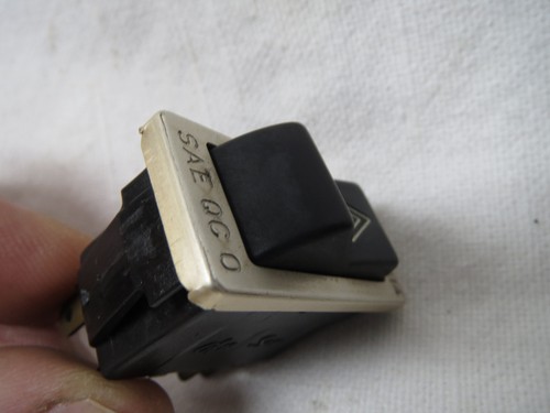 Alfa Romeo 80's Vintage GTV-6 or Spider HAZARD SWITCHES Ansor Gold Bezel - Picture 8 of 10