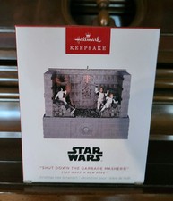 Hallmark Star Wars Shut Down the Garbage Mashers Trash Compactor Ornament 2024