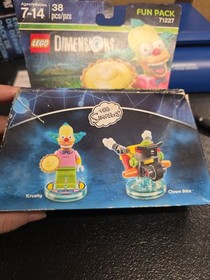 Lego Dimensions 71227 Simpson's Krusty Clown Bike Fun Pack Sealed 