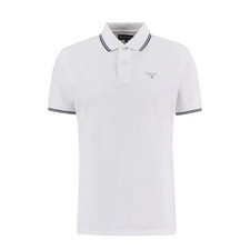 Image of Barbour Fielding Tailored Polo Shirt White