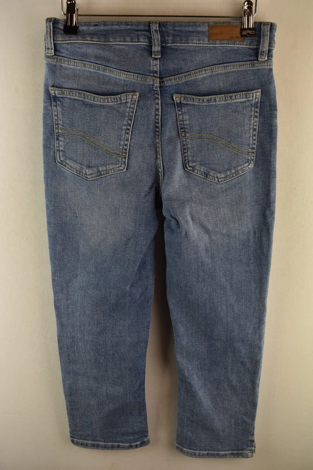 FAT FACE Blue Straight Jeans size Uk 8R Womens Sway Capri Casual Outdoors - Image 4 of 4