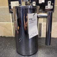Sainsburys Home 8 Cup Double Walled Cafetiere