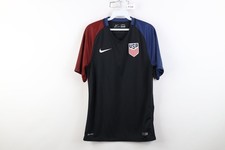 Nike Mens Small USMNT 2016 World Cup USA Soccer Jersey Black Away Football