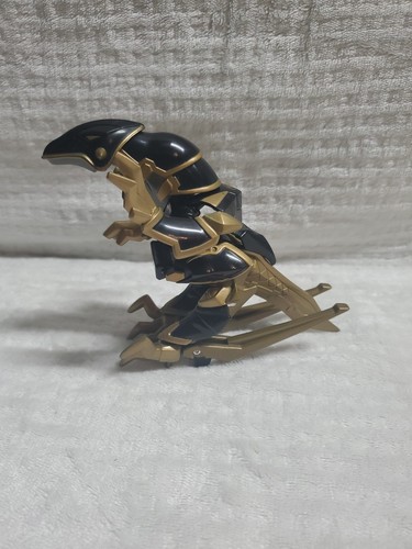 Power Rangers Vintage 2003 Dino Force Extendable Black Dinosaur Bandai 6 inch - Picture 4 of 8