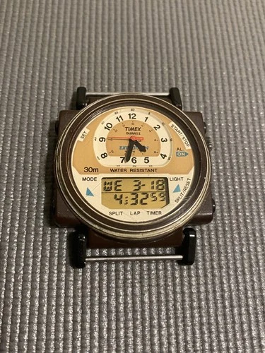 Timex Expedition Vintage Men's Digital/Analog WR 30M Quartz Watch Works Great.