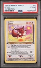 1999 POKEMON JUNGLE 1ST EDITION #51 EEVEE PSA 6
