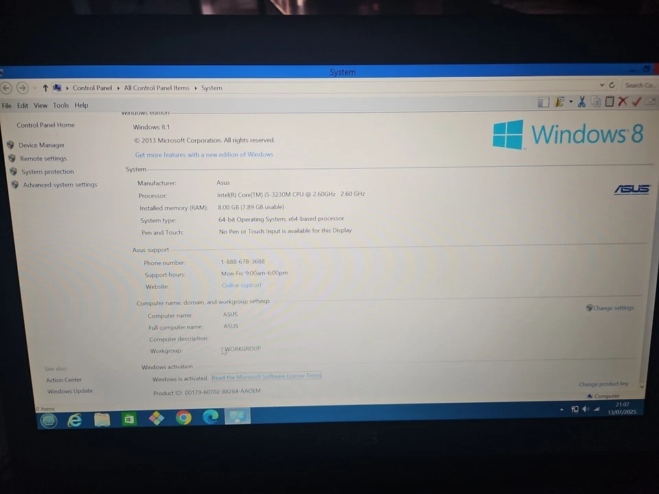 Asus Laptop 17 Inch X75V I5 8GB RAM - Image 4 of 4