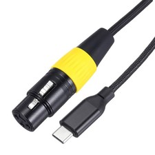 USB C to XLR Female Microphone Cable, Type-C to XLR Female, 6.6ft