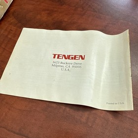 Vintage 1990 Nintendo NES Tengen KLAX Complete Game + Manual+ Original Box