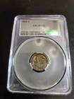 1958-D CAC GRADED GEM MS65 Roosevelt Silver Dime Mint Set Coin Light Toning