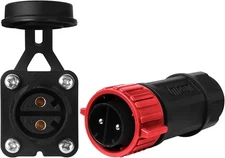 Trolling Motor Plug Receptacle Set, 12V/24V/ 36V/48V for Red,1 Pack 