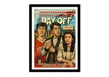 Ferris Bueller’s Day Off | Vintage Comic Art Inspired 80s Movie Print | A3