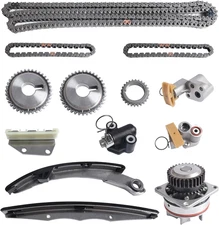 Timing Chain Kit with Water Pump Tensioner for 2005-2015 Nissan Xterra, Frontier