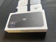 Apple iPhone 11 64GB Black Original Retail Box ONLY NO Phone NO Accessories