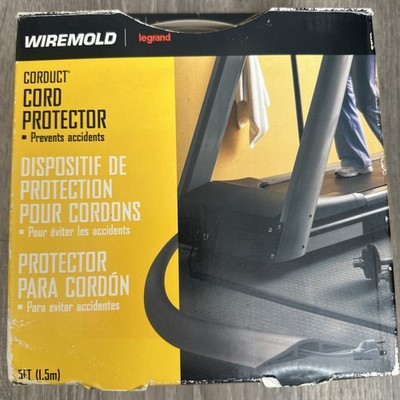 Wiremold Legrand Corduct Cord Protector 5 ft (1.5m) Ivory Floor Cable Cover