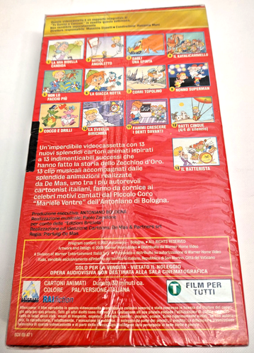 VHS i cartoni dello Zecchino d'oro le piu belle canzoni a cartoni animati -rossa - Picture 3 of 3