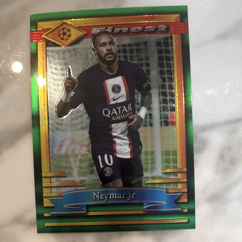 2022-23 Topps Finest Flashbacks UEFA Club Competitions - Neymar Jr #80 PSG