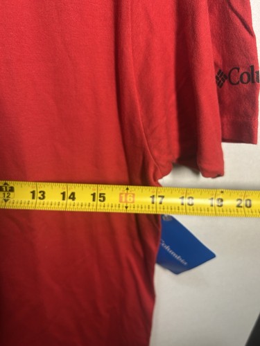 Columbia Men’s NWT SZ Large State Chicago Illinois T Shirt Red The Windy City - Picture 8 of 10