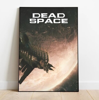 Dead Space Video Game Poster, Sci-Fi Horror Action Game Wall Art, Gaming Poster