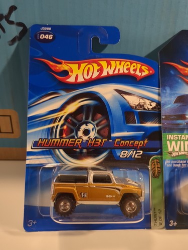 HOT WHEELS Treasure Hunts 2006 HUMMER H3T Concept J3288 046/223 2 Card Combo Htf - Picture 2 of 9