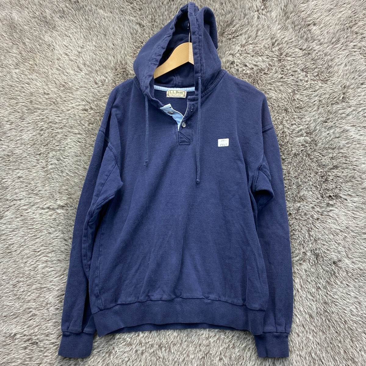 Vintage LL Bean Hoodie Shirt Men Size Medium Made USA PLEASE READ 