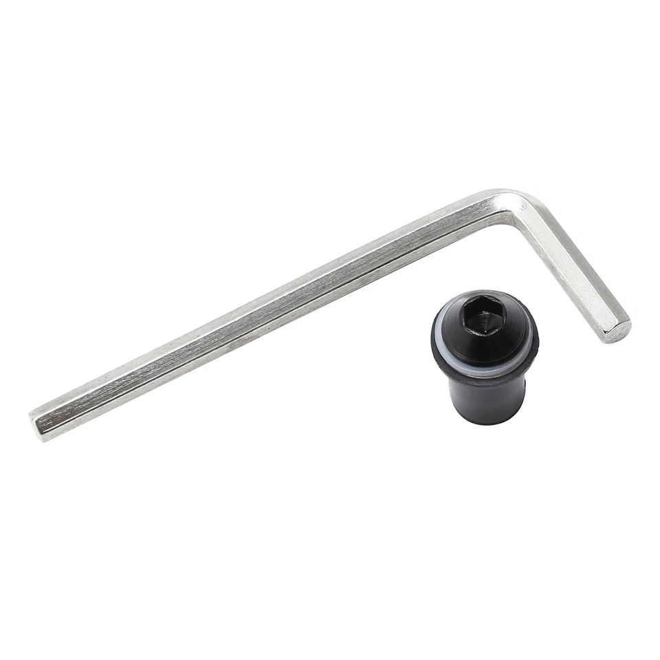 8X Kits de tornillos universales para parabrisas M5 5 mm pernos goma pozo tuercas arandelas negro Foto 3 de 4