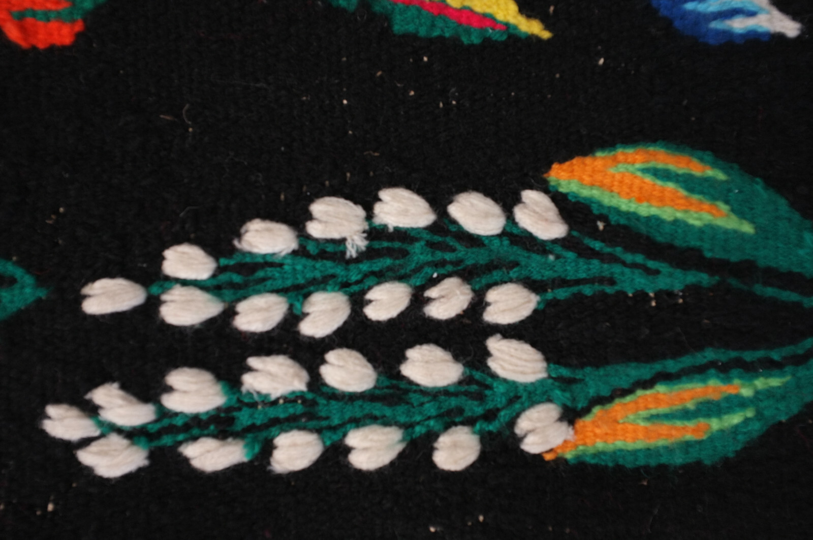 magique tapis roumain Oltenie floral Oltenia Romanian folk rug carpet