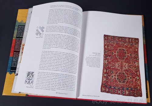 BOOK Moroccan Carpets Berber textile weaving art tribal Maghrib kilim bag Hali - Picture 2 of 9