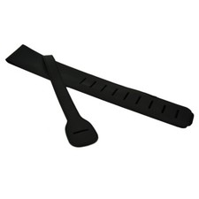 NEW PU Leather Guitar Strap 2-1/2 Inch Wide Black