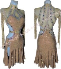Tassel Latin Dance Dress Clothing Salsa Costume Ballroom Competition SMOOTH