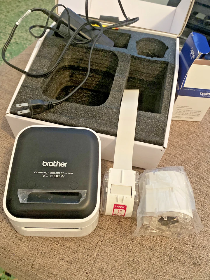 Brother VC-500W Compact Full Color Label Printer - Image 2 of 4