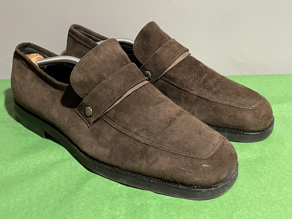 Zapatos mocasines Gianni Versace N45 cabeza de moro