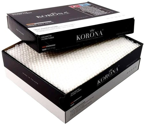 1 caja de mangas filtro Korona ESTÁNDAR o DELGADO 1.000 PIEZAS tubos vacíos por caja - Imagen 6 de 7