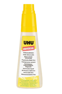Uhu Universal Vielzweckkleber 100g ohne Lösungsmittel mit Seife auswaschbar
