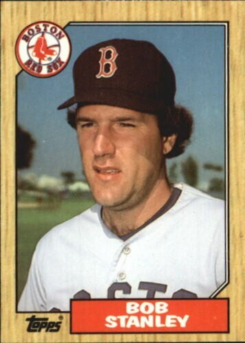 1987 Topps #175 Bob STANLEY  Pitcher  Boston RED SOX   EXcellent  FREE shipping