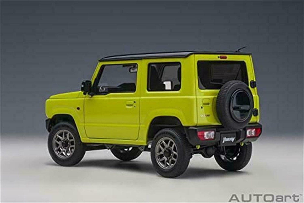 Suzuki Jimny 1:18 ミニカー AUTOart 1/18 Suzuki Jimny (JB64) Yellow / Black-Roof