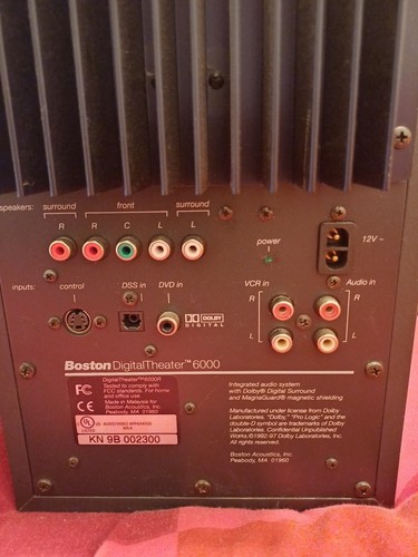 Boston Acoustics Digital Theater 6000 - Foto 4 di 8