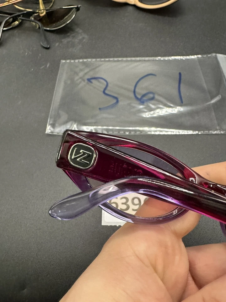 VZ Otto Von Zipper Sunglasses Clique Italy Purple Rare - Image 3 of 4