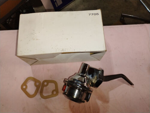 Summit Racing Mechanical Fuel Pump Ford SB 289 302 351W 80 GPH 8 PSI Chrome