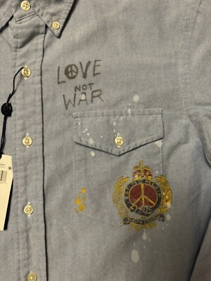 【2plan】23FW★ [MADE] Lauren Button Over T-Shirt Cracked Lightning Bolt Distressed Tee w/ Holes | Wof by