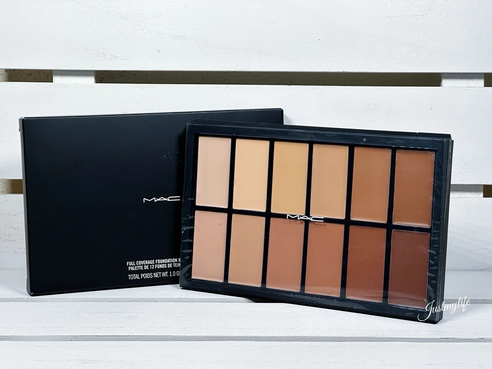 MAC Pro Palette Full Coverage Foundation x 12 Shades, Full Size, New in Box - Image 2 of 4