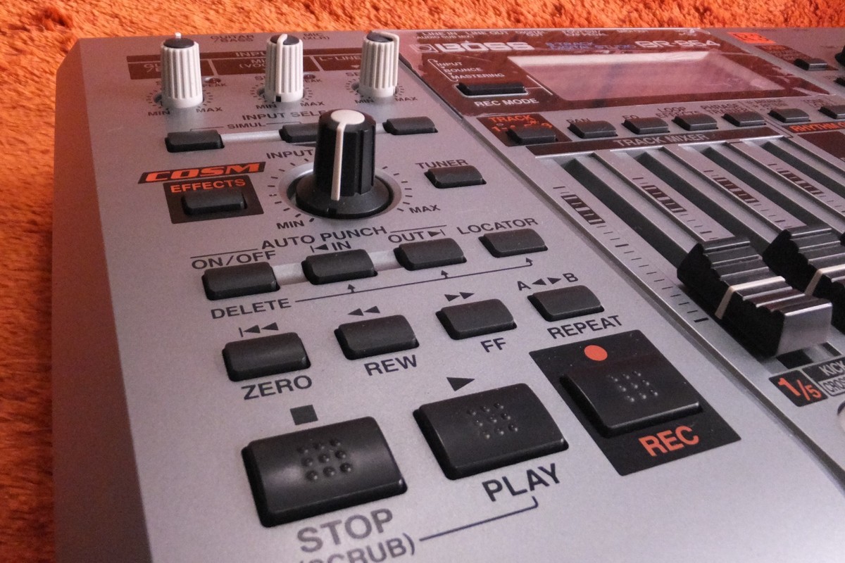 Boss Br-864 8-track Digital Studio Recorder Power Ac100v for