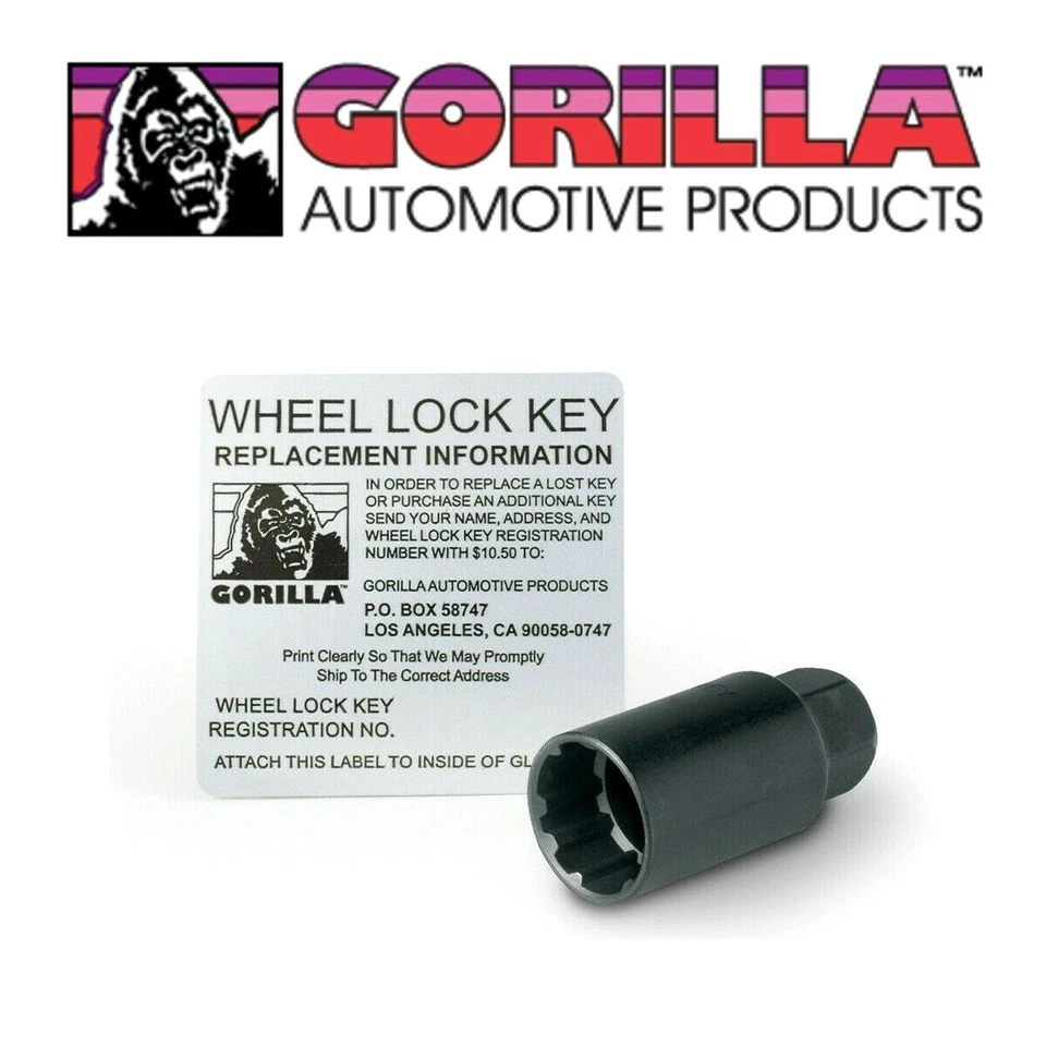 Cerraduras de rueda Gorilla cromadas 12 mm x 1,25 rosca bulto bellota 12x1,25 71621N Foto 3 de 4