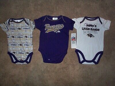 (3-PIECE) Baltimore Ravens nfl INFANT BABY NEWBORN Jersey Shirt 18M 18 Months | eBay