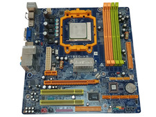 Biostar TF7050-M2 Ver:5.0 Motherboard w/ Athlon 64 X2 AD04200IAA5CU CPU  Works