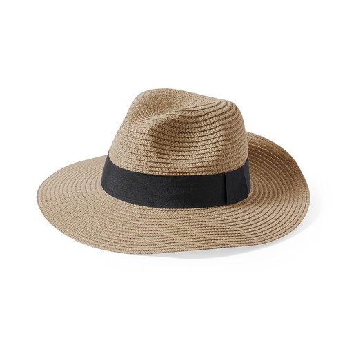 Women's Straw Beach Hat Fedora Panama Sun Trilby Summer Adjustable Wide Brimmed - Picture 7 of 9