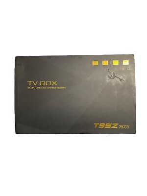T95Z PLUS ANDROID TV BOX 12.0 SMART TV WITH REMOTE CONTROL *4k UCD* - *NEW*