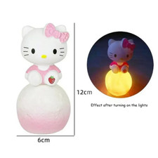 Sanrio Hello Kitty Cute Night Light Glowing Toy Bedside Lamp