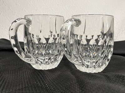 Gorham Crystal Althea Mug Germany Set Of Two | eBay