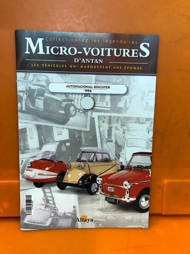 TL Altaya 1/43 Scale MICRO VOITURES D'ANTAN N°50 AUTONACIONAL BISCUTER 1956 - Bild 4 von 4